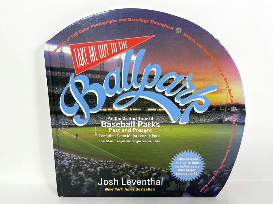 Take Me Out To The Ballpark Book - Illustrated Tour Of Baseball Parks By Josh Leventhal