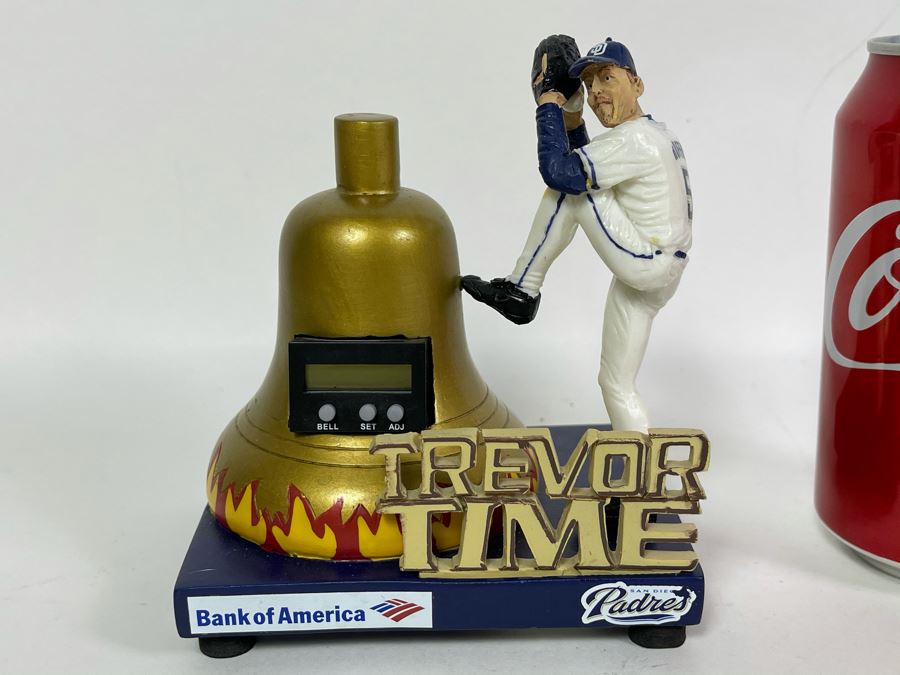Vintage San Diego Pardres Trevor Time Trevor Hoffman Clock 4.5 [Photo 3]