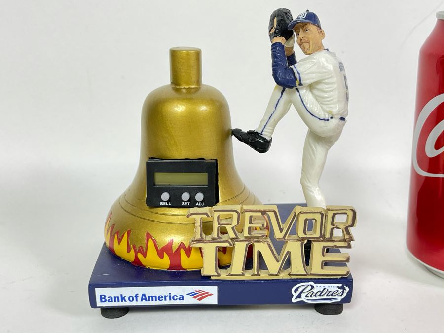 Vintage San Diego Pardres Trevor Time Trevor Hoffman Clock 4.5 [Photo 1]