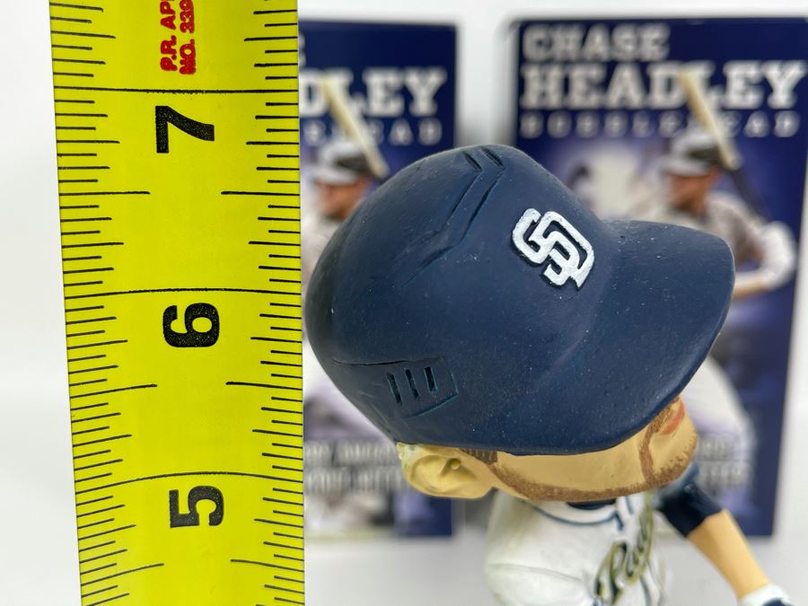 Pair Of Vintage 2013 New Old Stock Chase Headley San Diego Padres Bobbleheads [Photo 6]