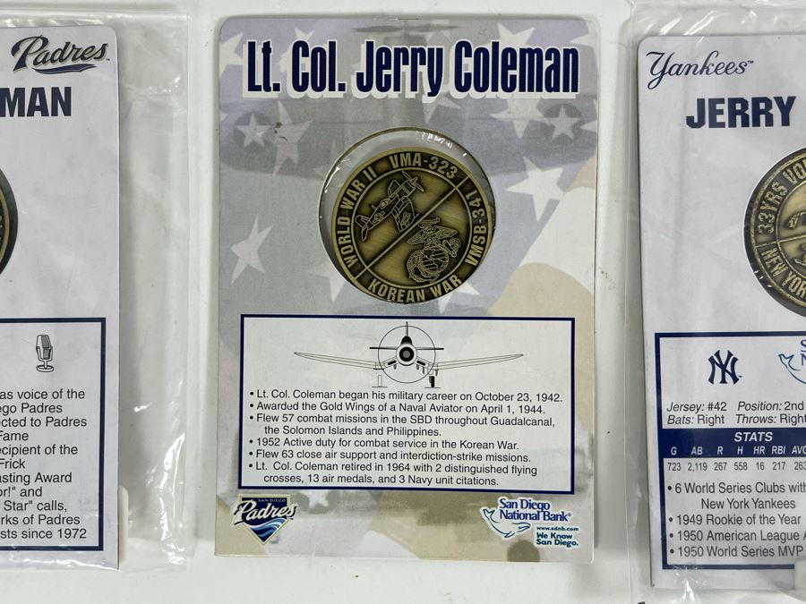 Lot Detail - 1980 JERRY COLEMAN AUTOGRAPHED SAN DIEGO PADRES GAME