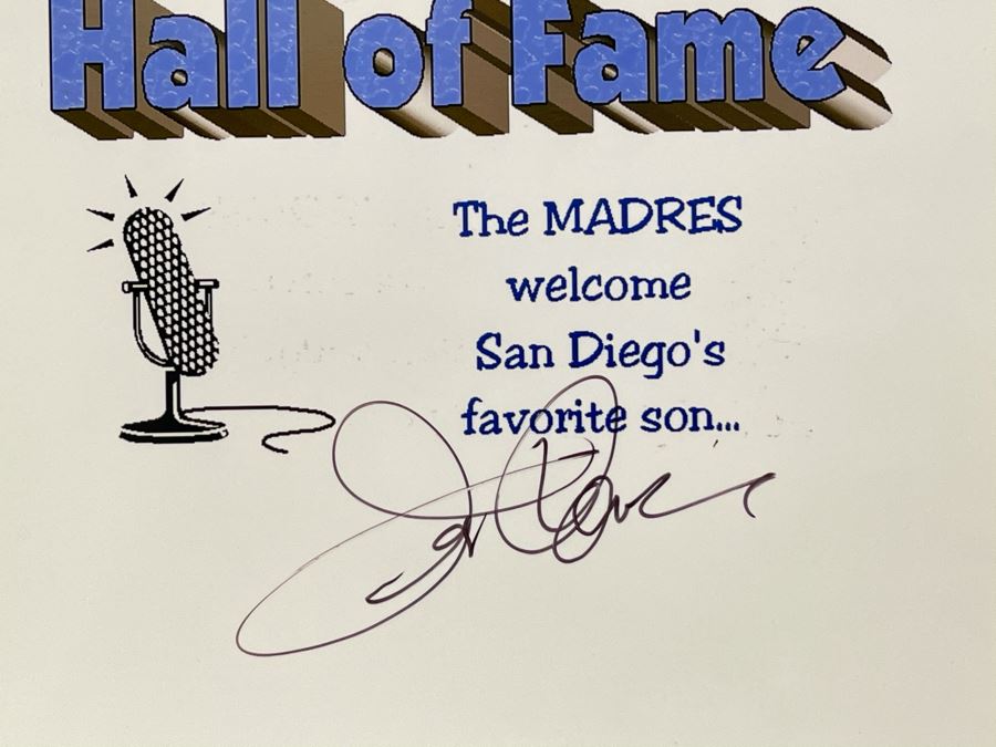 Hand Signed San Diego Padres Jerry Coleman Hall Of Fame Welcome To Cooperstown 2005 Card Plus (3) Jerry Coleman Padres Commemorative Coins Tokens [Photo 4]