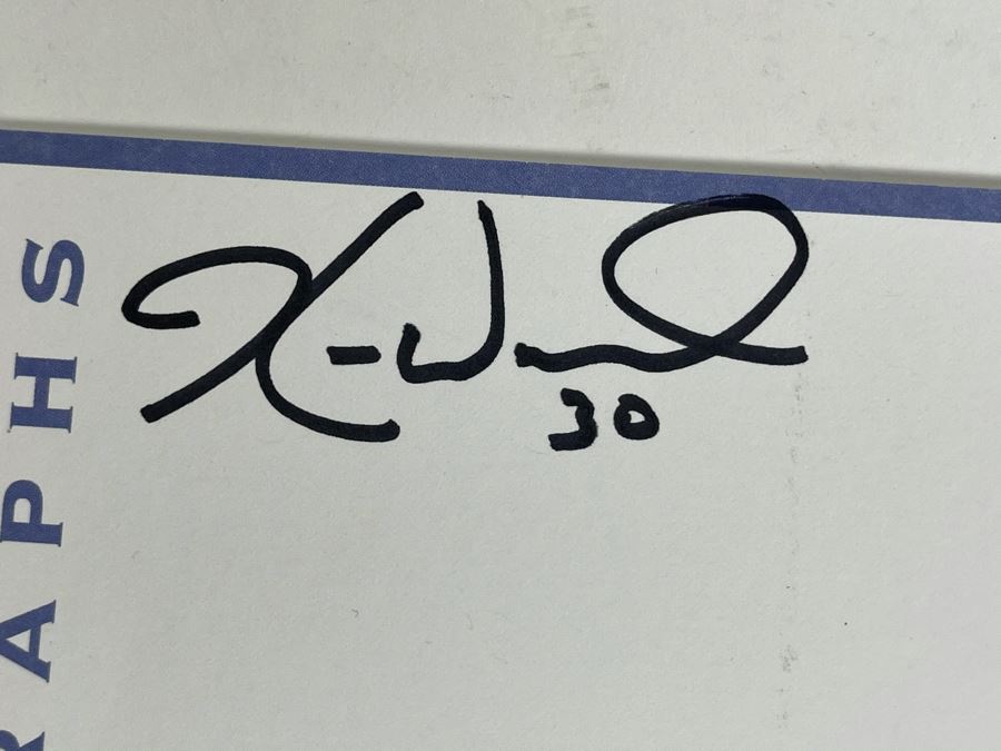 Kevin Ward #30 San Diego Padres Autograph Outfielder 8.5 X 5.5 [Photo 2]