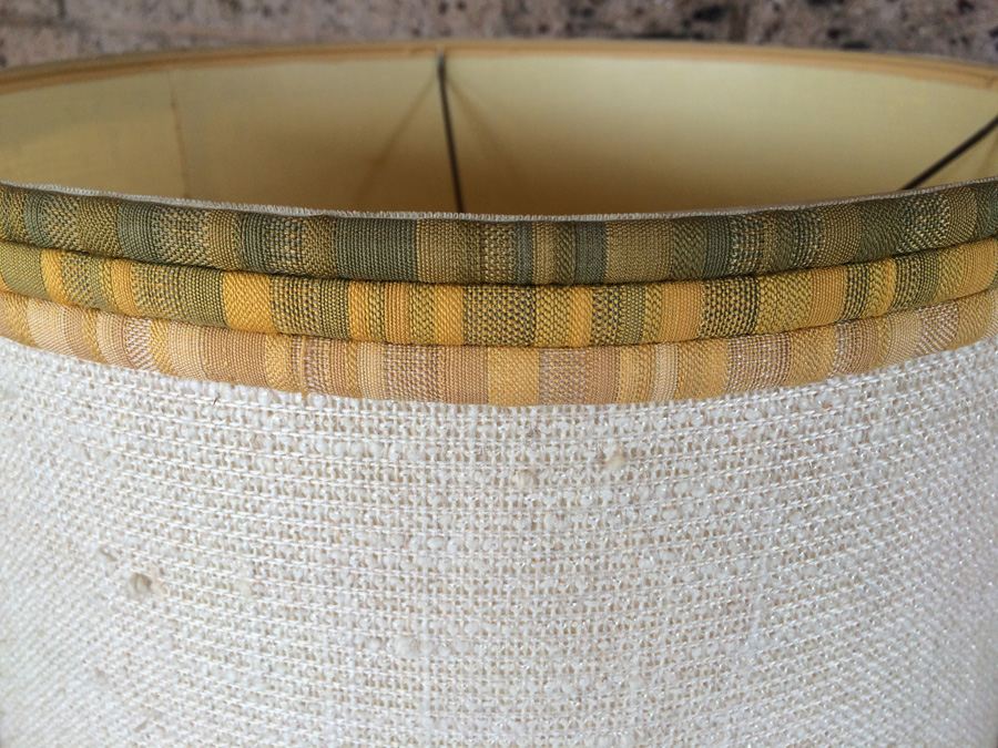 Mid-Century Green and Yellow Glazed Lamp [Photo 7]