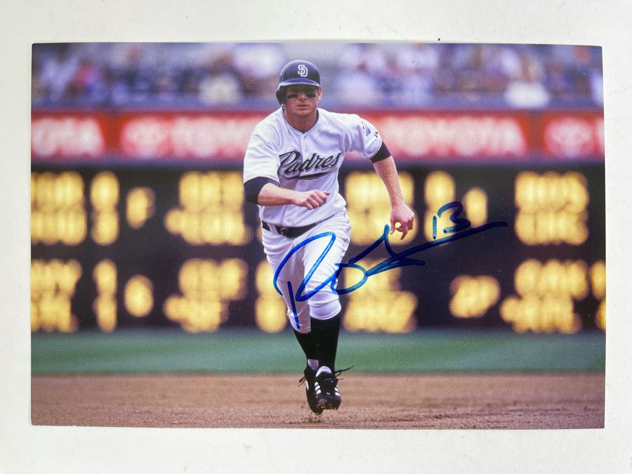 Robert Fick #13 San Diego Padres Autograph 6 X 4 [Photo 1]