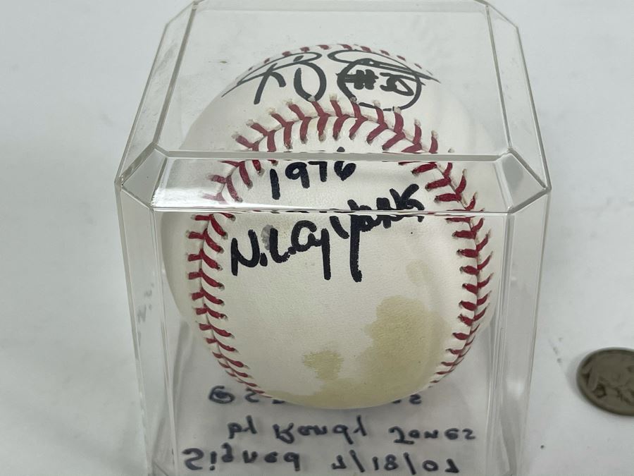 Randy Jones Autograph Hall Of Fame San Diego Padres Signed Baseball [Photo 4]
