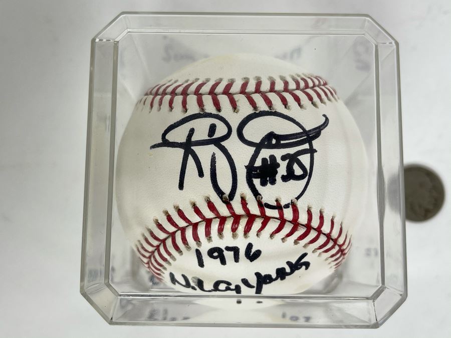 Randy Jones Autograph Hall Of Fame San Diego Padres Signed Baseball [Photo 2]
