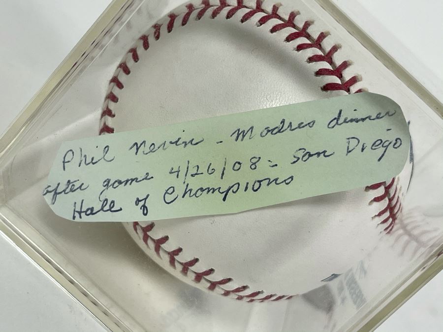 Phil Nevin Autograph San Diego Padres Signed Baseball [Photo 4]
