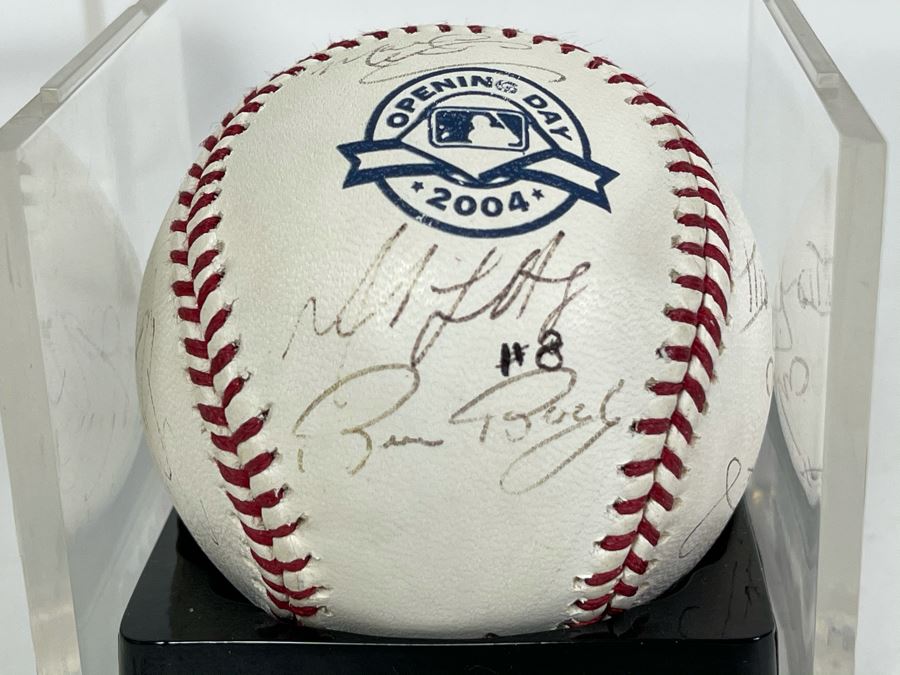 Signed San Diego Padres Baseball: Autographs Of Trevor Hoffman, Jake Peavy, Ryan Klesko, Mark Loretta, Jerry Coleman, Khalil Greene, Bruch Bochy And More - See Details [Photo 8]