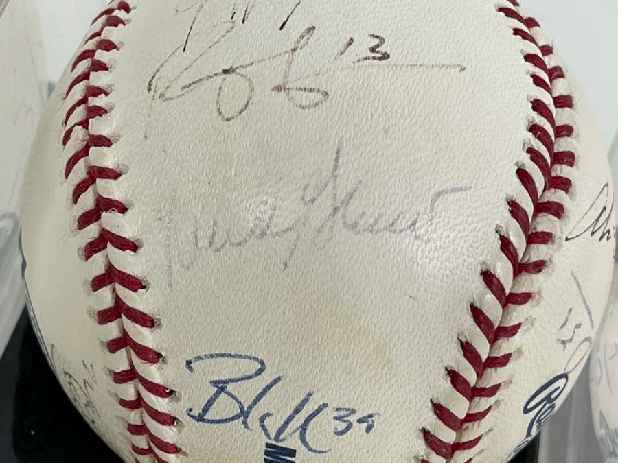 Signed San Diego Padres Baseball: Autographs Of Trevor Hoffman, Jake Peavy, Ryan Klesko, Mark Loretta, Jerry Coleman, Khalil Greene, Bruch Bochy And More - See Details [Photo 12]