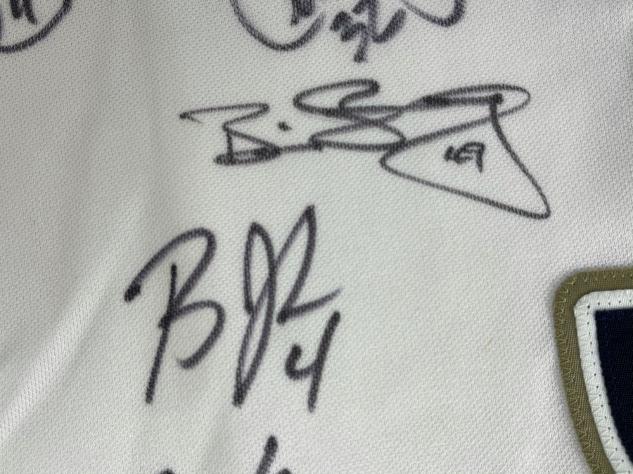Khalil Greene San Diego Padres Baseball Jersey: Signed Autographs From Jake Peavy, Ryan Klesko, Dave Roberts, Chris Young, Brian Sweeney, Adrian Gonzales, Bud Black And More - See Details [Photo 10]