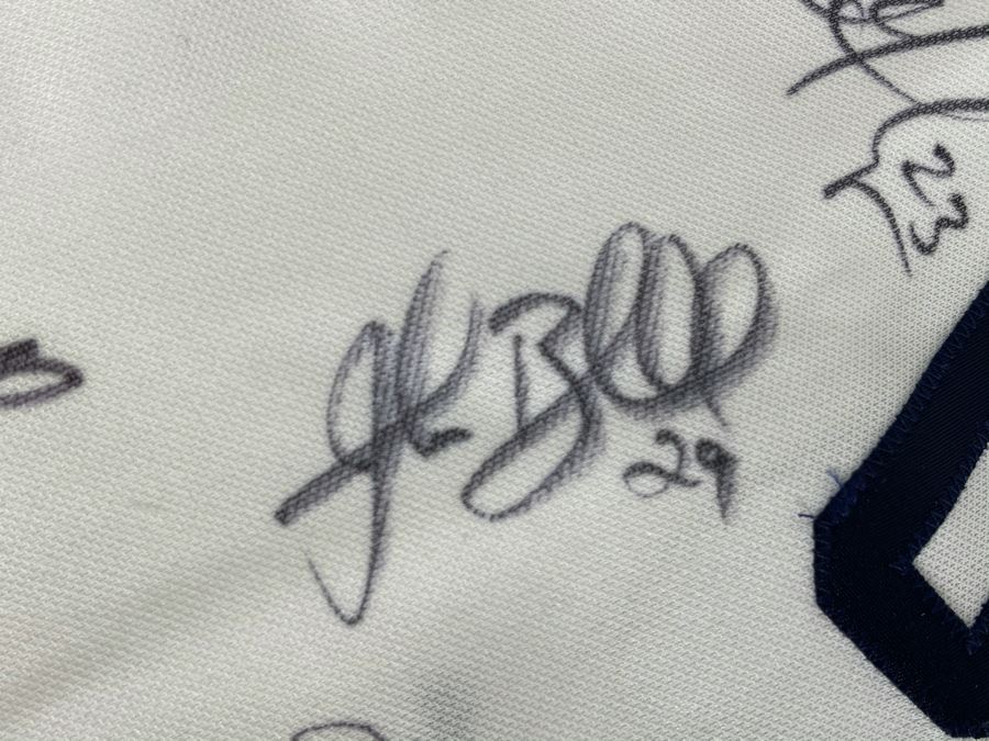 Khalil Greene San Diego Padres Baseball Jersey: Signed Autographs From Jake Peavy, Ryan Klesko, Dave Roberts, Chris Young, Brian Sweeney, Adrian Gonzales, Bud Black And More - See Details [Photo 15]