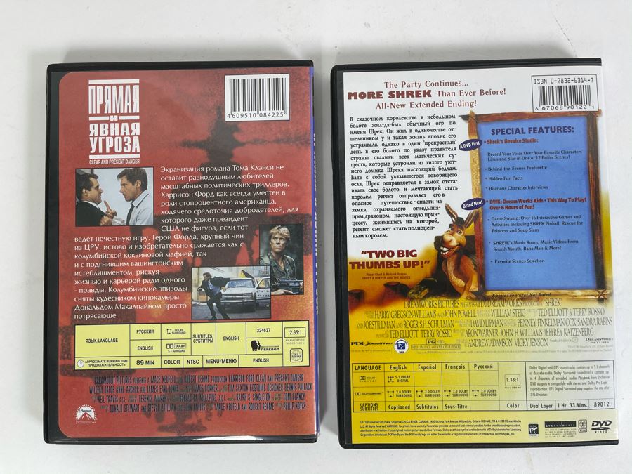 Pair Of Russian Translated Movies: Clear And Present Danger, Shrek [Photo 4]