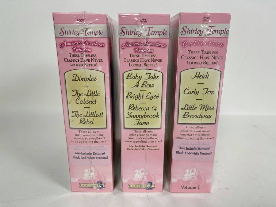 Collection Of Sealed Shirley Temple DVD Box Sets [Photo 7]