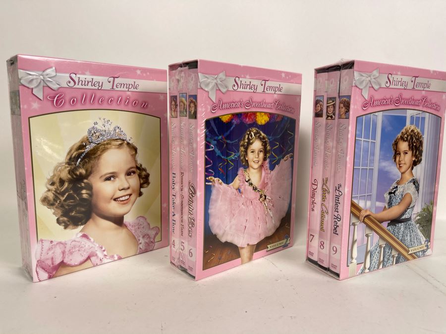 Collection Of Sealed Shirley Temple DVD Box Sets