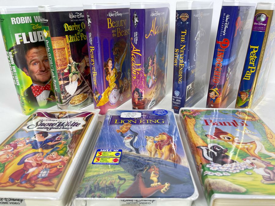 Collection Of Vintage Walt Disney Movies VHS Tapes Some Sealed [Photo 3]