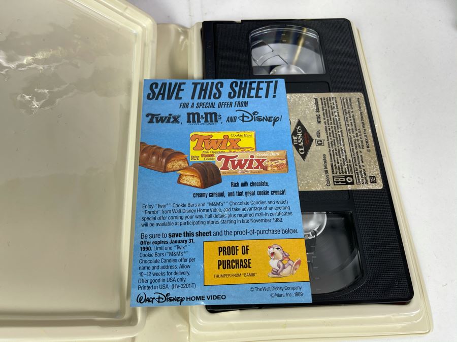 Collection Of Vintage Walt Disney Movies VHS Tapes Some Sealed [Photo 11]