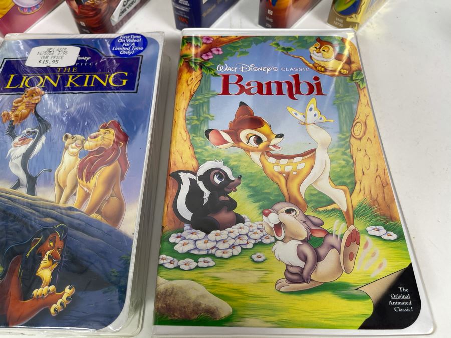 Collection Of Vintage Walt Disney Movies VHS Tapes Some Sealed [Photo 6]