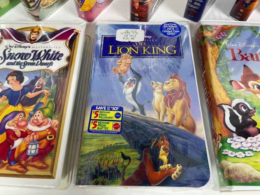 Collection Of Vintage Walt Disney Movies VHS Tapes Some Sealed [Photo 4]
