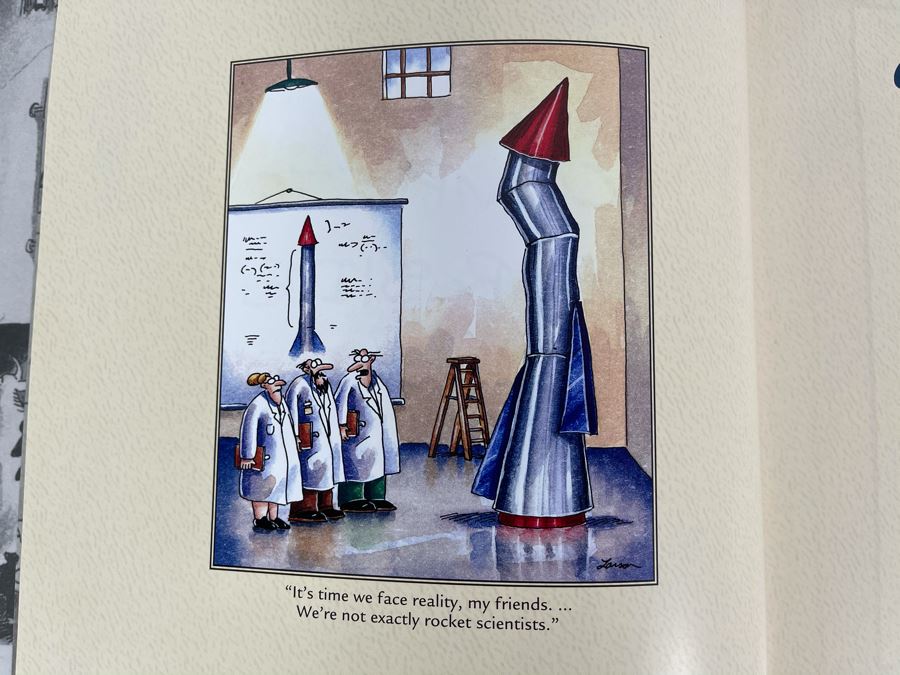 The Complete Far Side Deluxe Two-Volume Set By Gary Larson 10 X 14 Retails $135 [Photo 10]