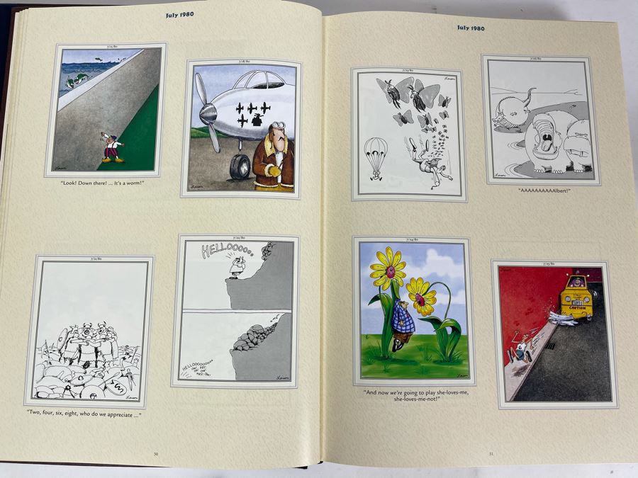 The Complete Far Side Deluxe Two-Volume Set By Gary Larson 10 X 14 Retails $135 [Photo 15]