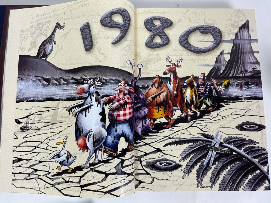 The Complete Far Side Deluxe Two-Volume Set By Gary Larson 10 X 14 Retails $135 [Photo 14]