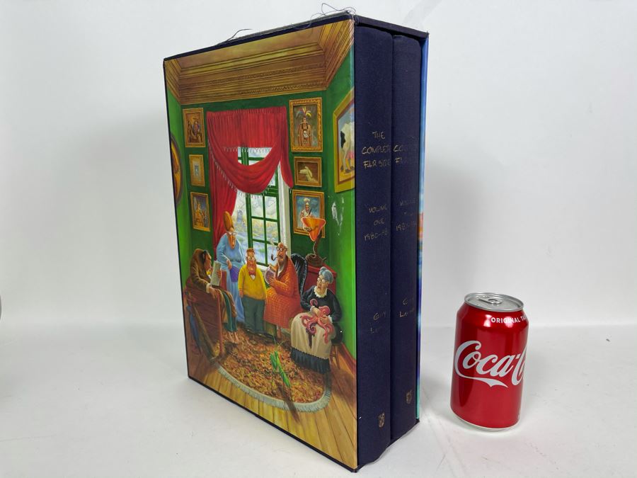 The Complete Far Side Deluxe Two-Volume Set By Gary Larson 10 X 14 Retails $135 [Photo 25]