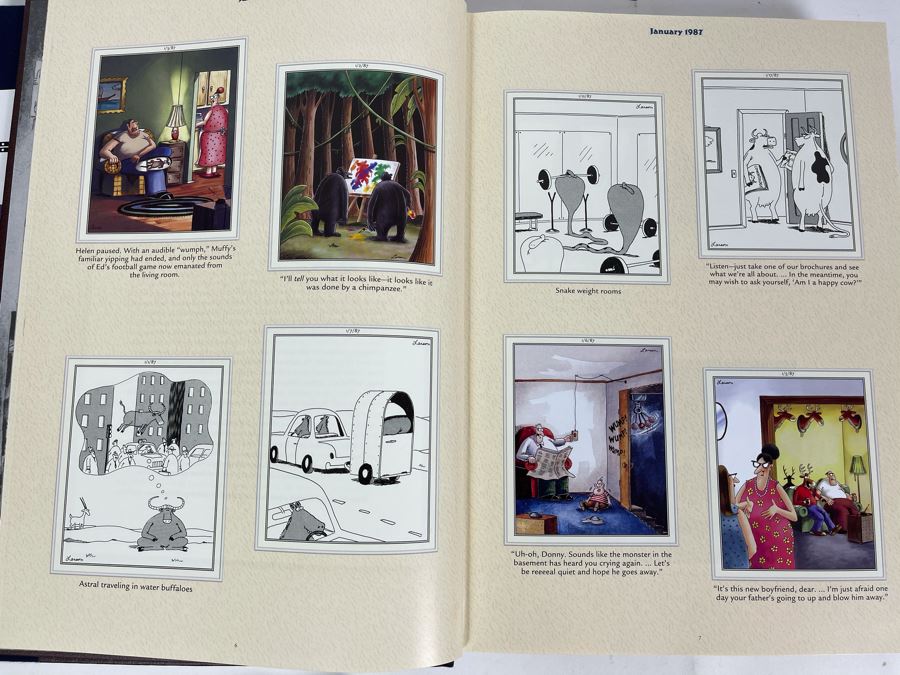 The Complete Far Side Deluxe Two-Volume Set By Gary Larson 10 X 14 Retails $135 [Photo 20]