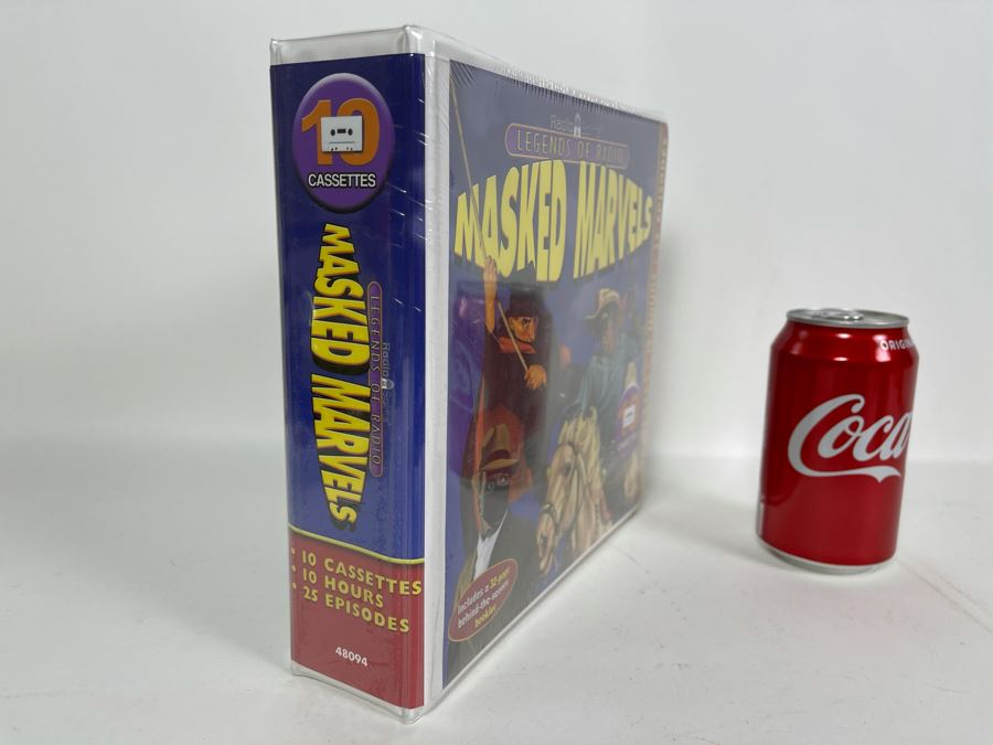 Sealed Legends Of Radio Masked Marvels 10 Audio Cassettes With 32-Page Booklet Box Set: The Loan Ranger, The Adventures Of Superman And More [Photo 2]