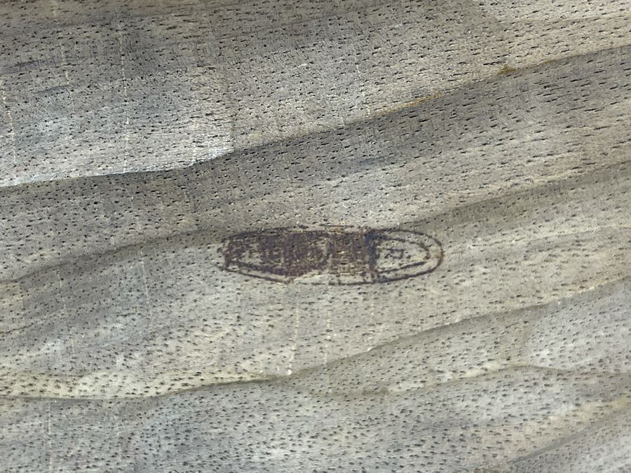 Signed Asian Carved Wooden Horse With Wooden Base 12W X 11H [Photo 10]