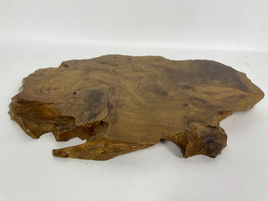 Signed Asian Carved Wooden Horse With Wooden Base 12W X 11H [Photo 12]