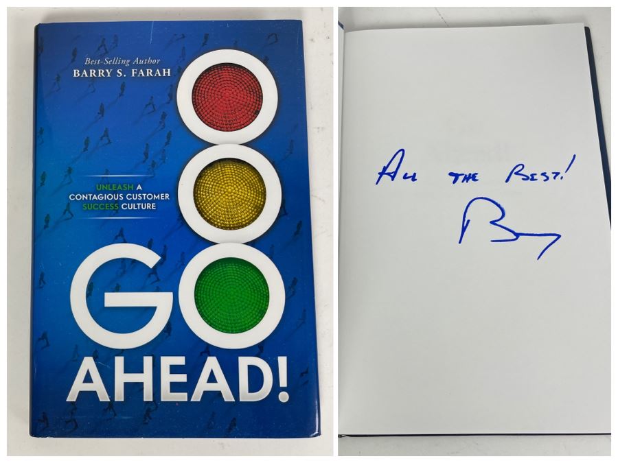 JUST ADDED - Signed Book: Go Ahead! By Barry S. Farah [Photo 1]
