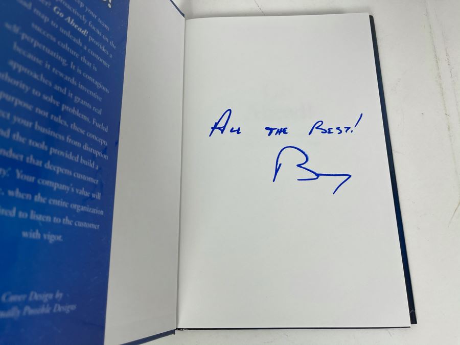 JUST ADDED - Signed Book: Go Ahead! By Barry S. Farah [Photo 5]