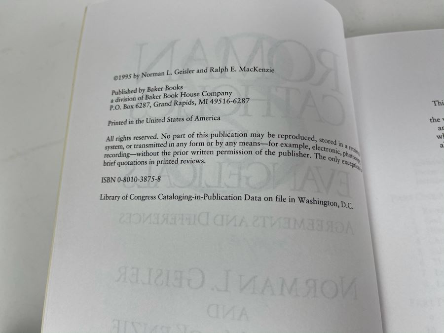 JUST ADDED - Signed Book: Roman Catholics And Evangelicans Signed By Ralph E. MacKenzie [Photo 5]