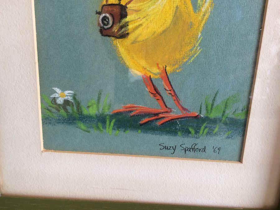 Early 1964 San Diego Artist Suzy Spafford Original Cartoonist Chicken Drawing [Photo 6]