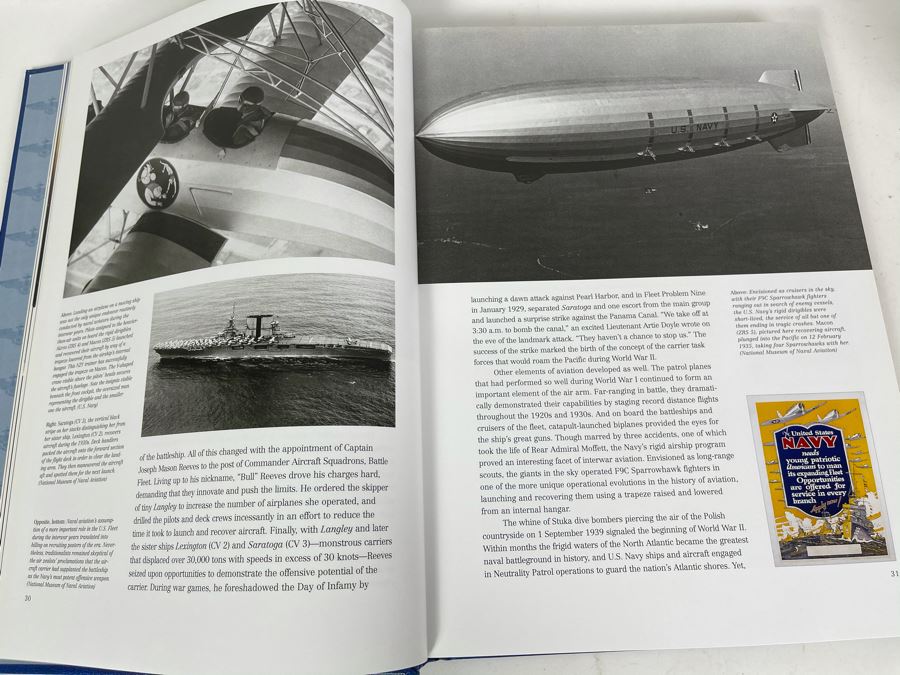 JUST ADDED - Large Coffee Table Book: U.S. Naval Aviation By Naval Aviation Museum Foundation 9.5W X 13.5H [Photo 8]