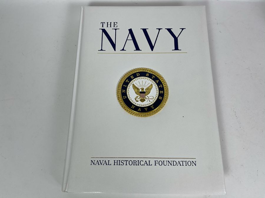 JUST ADDED - Large Coffee Table Book: The NAVY By Naval Historical Foundation 10.5W X 14.5H