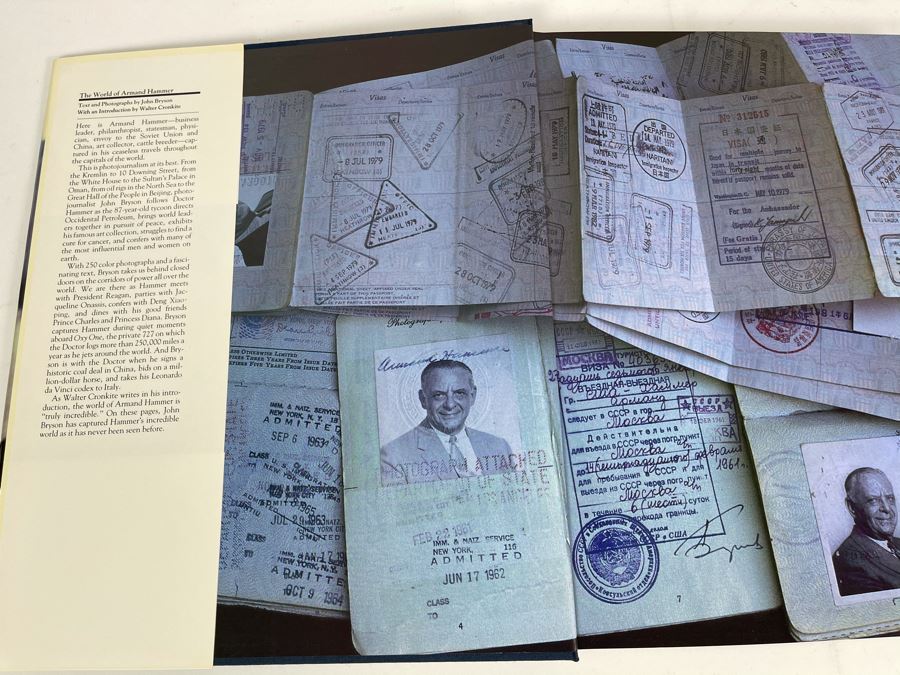 JUST ADDED - Coffee Table Book: The World Of Armand Hammer By John Bryson [Photo 4]