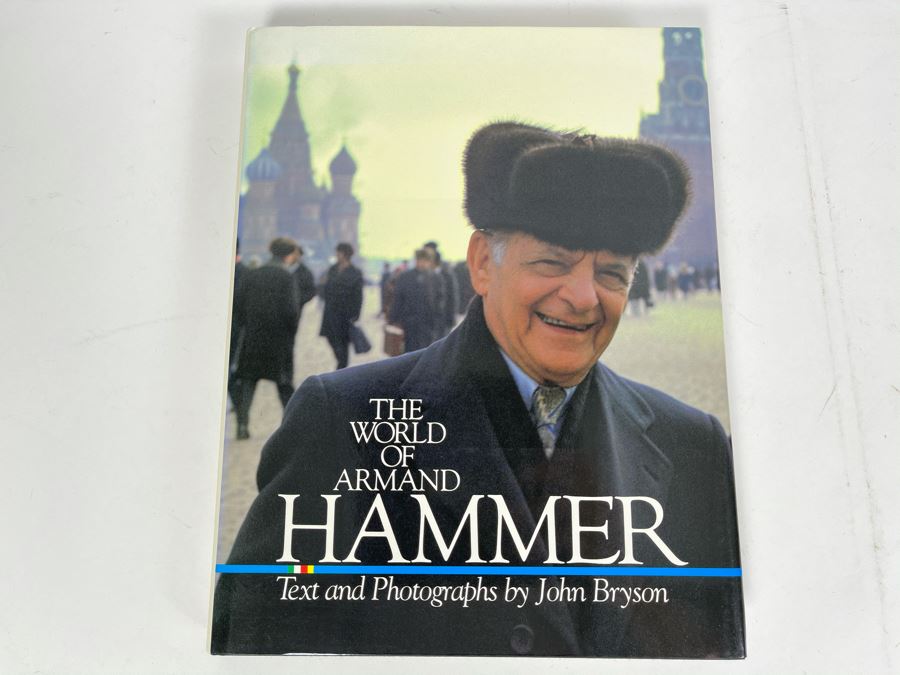 JUST ADDED - Coffee Table Book: The World Of Armand Hammer By John Bryson [Photo 1]