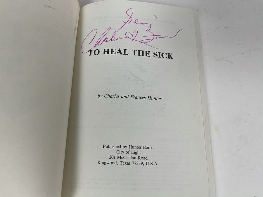 JUST ADDED - Signed Book To Heal The Sick By Charles And Frances Hunter [Photo 3]