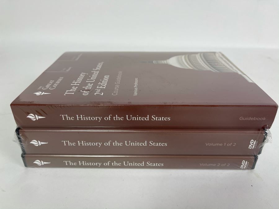 JUST ADDED - New Sealed The Great Courses: The History Of THe United States 2nd Edition Course Guidebook And DVDs [Photo 1]