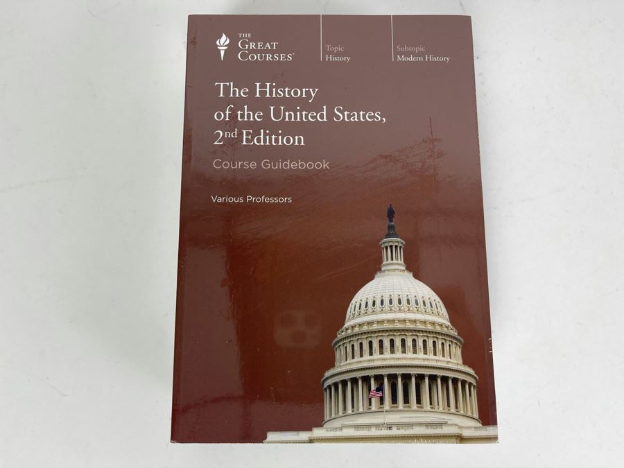 JUST ADDED - New Sealed The Great Courses: The History Of THe United States 2nd Edition Course Guidebook And DVDs [Photo 2]