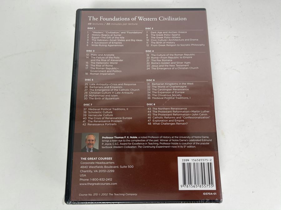 JUST ADDED - New Sealed The Great Courses: The Foundations Of Western Civilizations Course Guidebook And DVD [Photo 3]