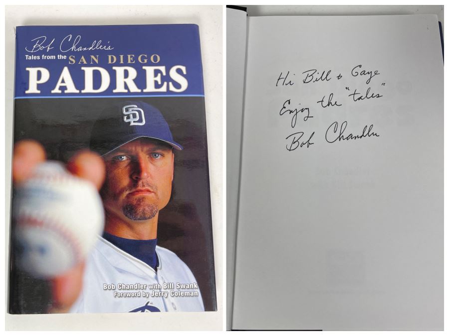 Signed Book Bob Chandler's Tales From The San Diego Padres [Photo 1]