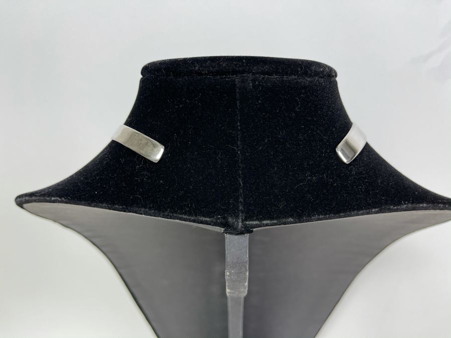 Sterling Silver Collar Necklace 28.9g [Photo 6]