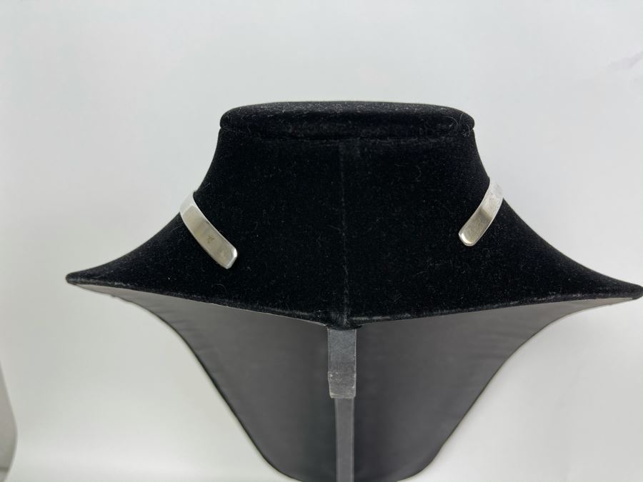 Sterling Silver Collar Necklace 28.4g [Photo 4]