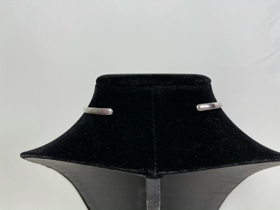 Sterling Silver Collar Necklace 34.8g [Photo 4]