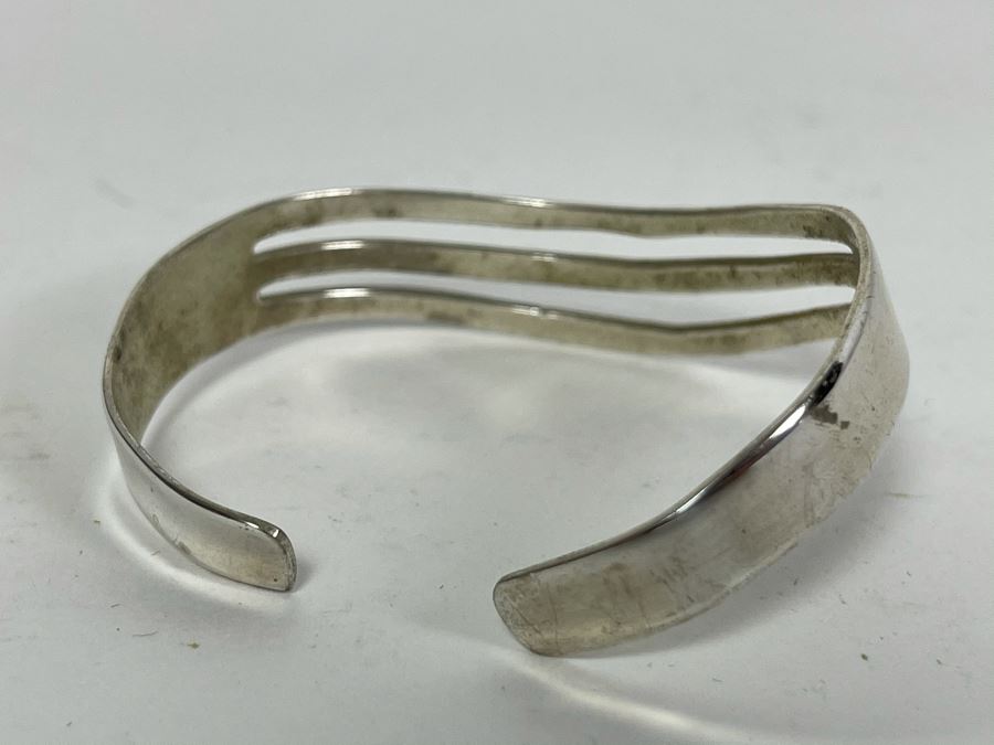 Sterling Silver Cuff Bracelet 11.6g [Photo 4]