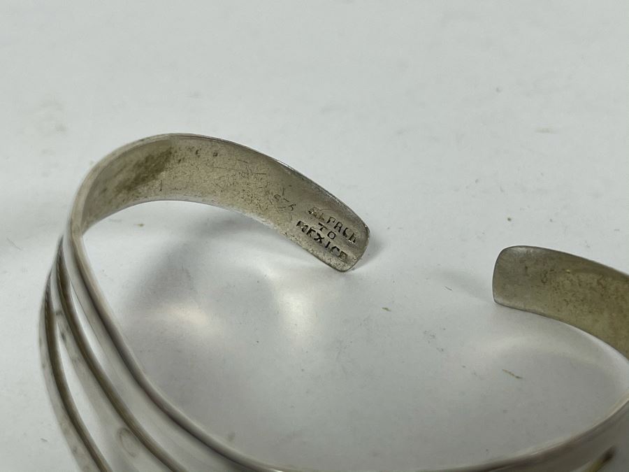 Sterling Silver Cuff Bracelet 11.6g [Photo 5]