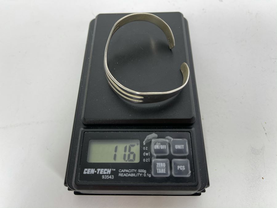 Sterling Silver Cuff Bracelet 11.6g [Photo 7]